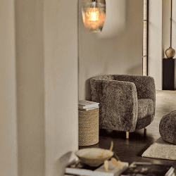Image showing the Sheepskin Cosy Chair, Truffle product.