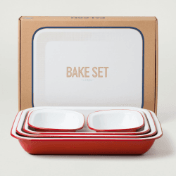 Image showing the Bake Set, Pillarbox Red product.