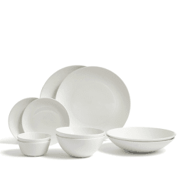 Image showing the Gio 10 Piece Dinnerware Set, White product.