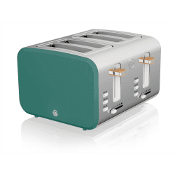 Image showing the Nordic 4-Slice Toaster, Teal product.