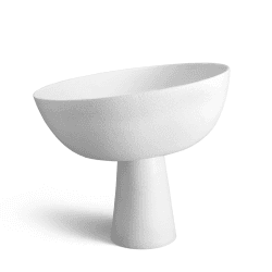 Image showing the Terra Bowl on Stand, D30cm, Stone product.