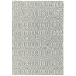 Image showing the Sloan Ethnic Flatweave Runner, 200 x 300cm, Silver product.