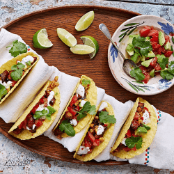 Image showing the Mexican Street Food Class for Two at Jamie Oliver's Cookery School product.