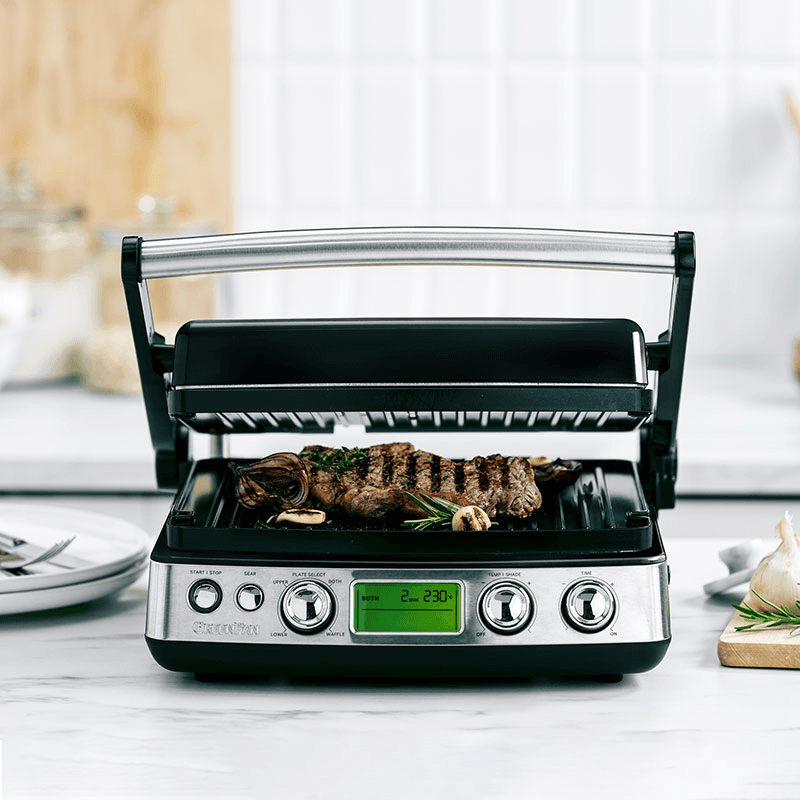 Non-Stick 3-in-1 Contact Grill & Indoor BBQ, Black