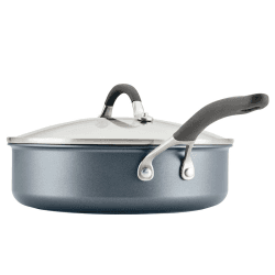 Image showing the A1 Non-Stick Saute Pan with Lid, Grey product.