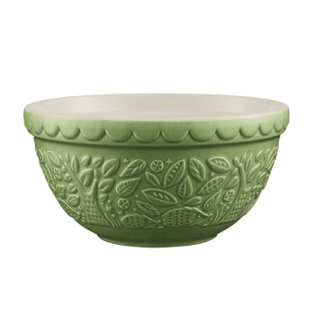 Image showing the In The Forest Hedgehog Mixing bowl, 21cm, Green product.