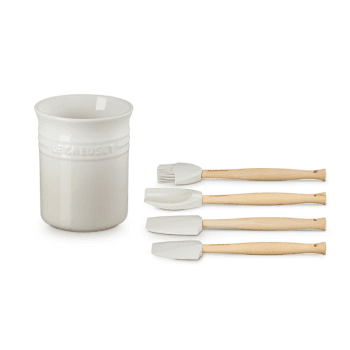 Image showing the Craft 5-piece Utensil Set, Meringue, 12.2 x 12.2 x 14.8 cm product.