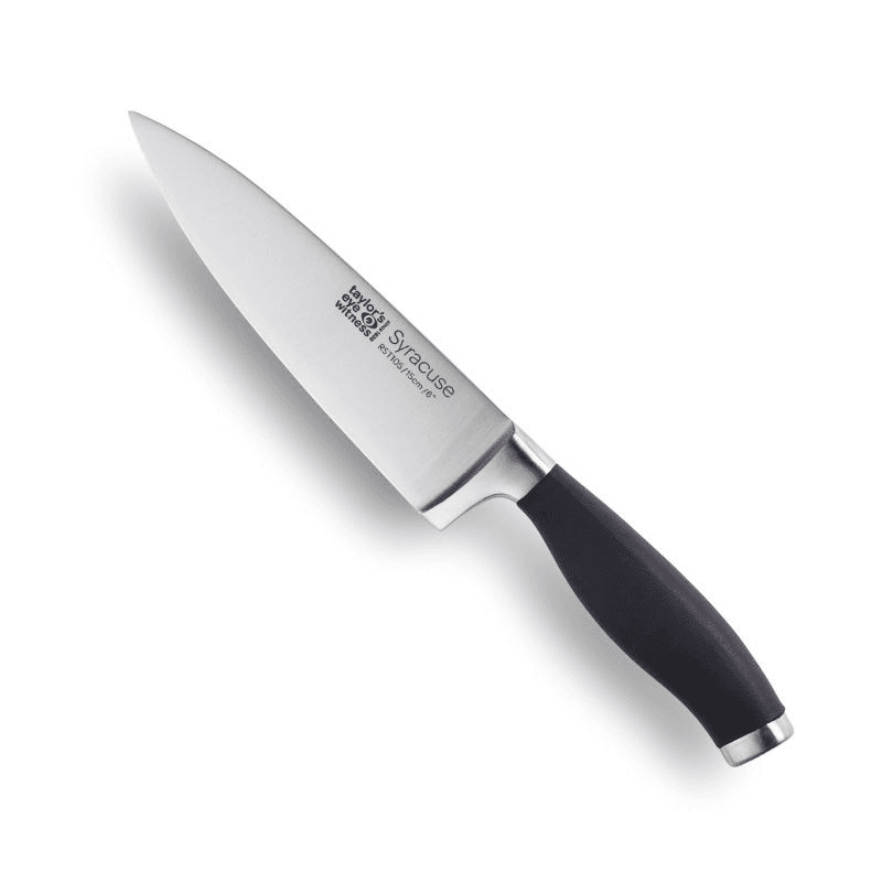 Syracuse Soft Grip Chefs Knife, 15cm, Black