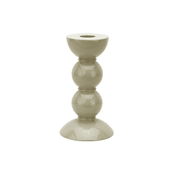 Image showing the Bobbin Candlestick, H14cm, Cappuccino product.