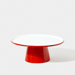 Image showing the Cake Stand, Pillarbox Red product.