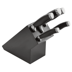 Image showing the 5 Piece Knife Block Set, Black product.