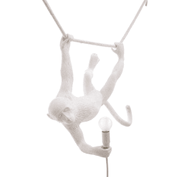 Image showing the Monkey Lamp, Swing White product.