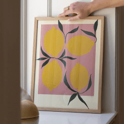 Image showing the Anna Mörner Pink Lemon, 30x40, Pink product.