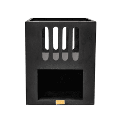 Image showing the Libra Firebowl, H55 x W45cm, Black product.