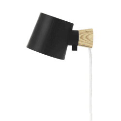 Image showing the Rise Wall Light L17 x D10 x H9.7cm Black, Black product.