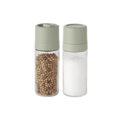 Image showing the Leo Balance 2 Piece Grinder & Shaker Set, Mint product.