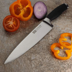 Image showing the Syracuse Soft Grip Chefs Knife, 20cm, Black product.