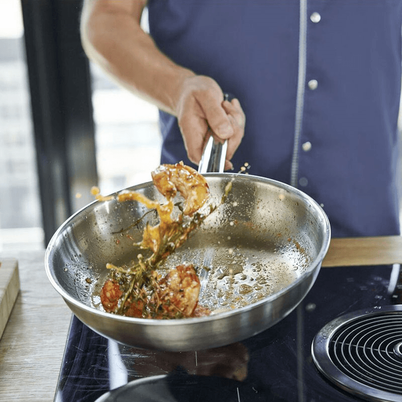 Pro Fry Pan, 28cm, Stainless Steel
