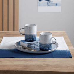 Image showing the Kiln Blue Set of 2 Mugs, 370ml product.