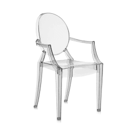 Image showing the Louis Ghost Armchair, Smoke product.