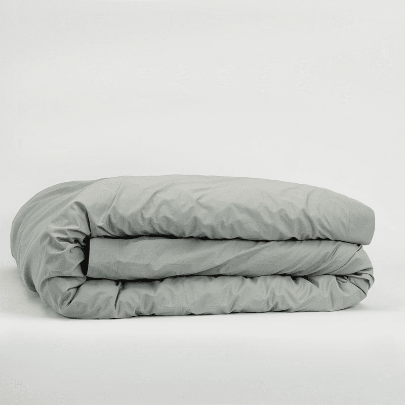 The Edged 300 Thread Count Oxford Border Duvet Cover, Double, Sage Green
