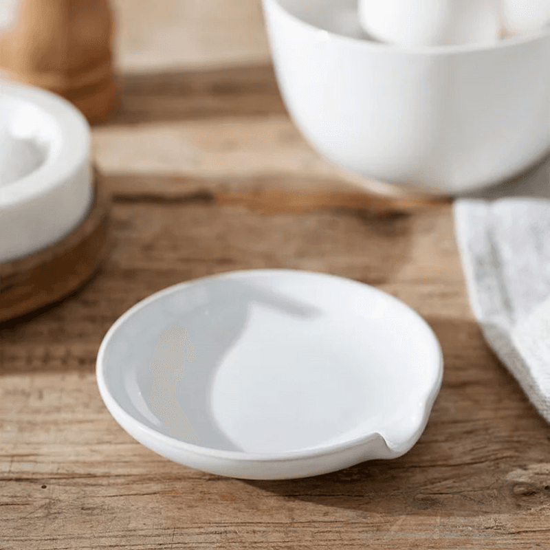 Portobello Spoon Rest, White