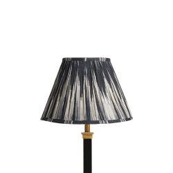 Image showing the Empire Shade, 20cm, black and white Ikat by Matthew Williamson product.
