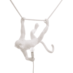 Image showing the Monkey Lamp, Swing White product.