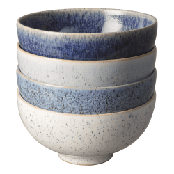 Image showing the Studio Blue 4 piece rice bowl set, D6.5cm, Blue Tones product.