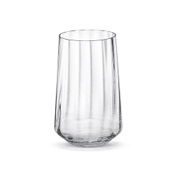 Image showing the Bernadotte Set of 6 Tall Lead Free Crystal Glass Tumblers, 380ml, Clear product.
