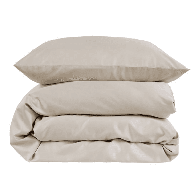 400 Thread Count Sateen Double Duvet Set, Linen