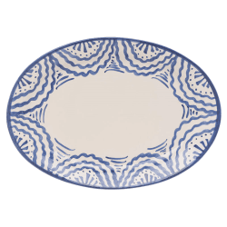 Image showing the Ondas Serving Platter, L36 x W26.5cm, Blue product.