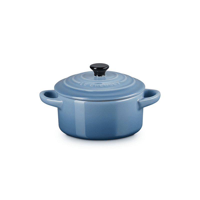 Stoneware Petite Round Casserole, 10cm, Chambray