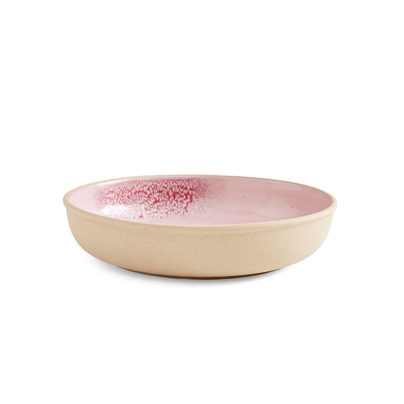 Minerals Set of 4 Low Bowls, D22cm, Rose Quartz