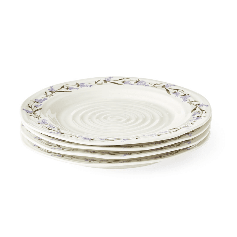 Lavendula Set of 4 Plates, D28cm, Multi