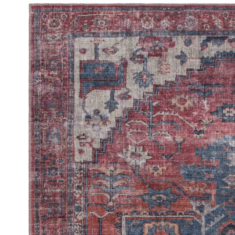Kaya Traditional Classic Shiva Rug, 120 x 170cm, Red, Blue, Multi