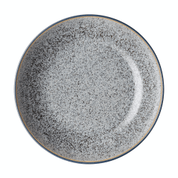 Image showing the Studio Grey Set of 4 pasta bowls, 22 x 5cm, Granite product.