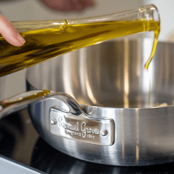 Image showing the Classic Triply Chefs Pan, D26 cm, Stainless Steel product.