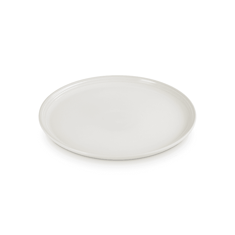 Stoneware Coupe Side Plate, 22cm, Meringue