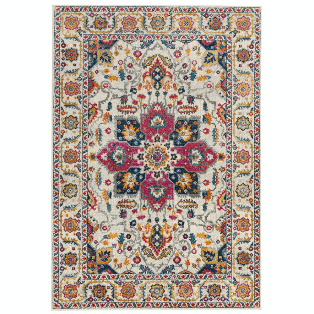 Nova Rug, 1.6 x 2.3m, White Multi, L160 x W230cm