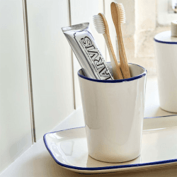 Image showing the Shipston Toothbrush Holder, H11.5cm, Ink product.