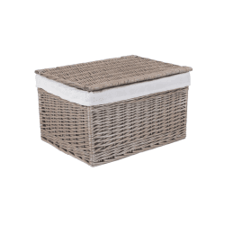 Image showing the Antique Wash Lined Storage Hamper, Extra Large product.