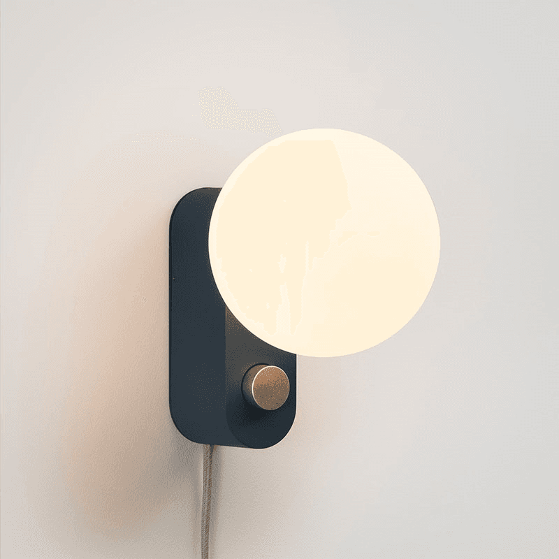 Alumina Lamp with Sphere, Sapphire