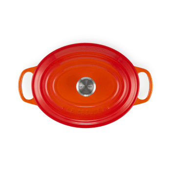 Image showing the Signature Cast Iron Oval casserole, 29cm - 4.7 litre, Volcanic product.