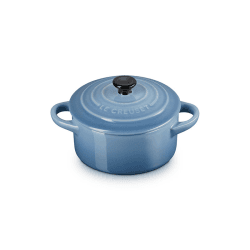 Image showing the Stoneware Petite Round Casserole, 10cm, Chambray product.
