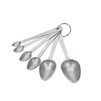 Image showing the Measuring Spoon 6 Piece Set, Stainless Steel product.