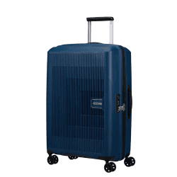 Image showing the Aerostep Suitcase, H67 x L46 x W26/29cm, Navy Blue product.