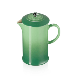 Image showing the Stoneware Cafetiere with Metal Press, 1L, Bamboo Green product.