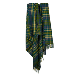 Image showing the Tartan Throw, 150 x 183cm, Forest product.