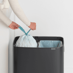 Image showing the Bo Touch bin, 30 litre, Matt Black product.